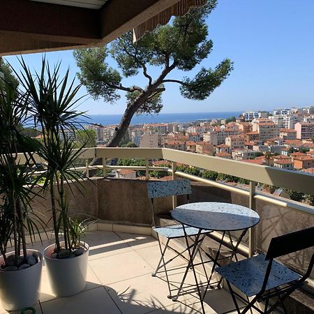 Appartamento Nice, Grand Studio - Piscine - Terrasse Vue Mer Esterno foto