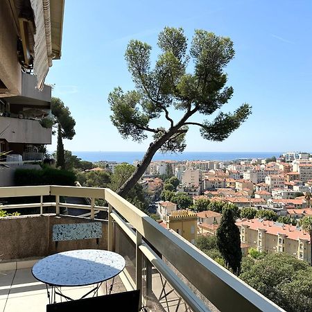 Appartamento Nice, Grand Studio - Piscine - Terrasse Vue Mer Esterno foto