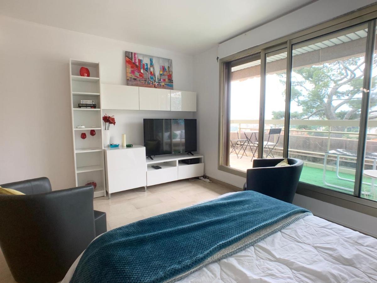 Appartamento Nice, Grand Studio - Piscine - Terrasse Vue Mer Esterno foto