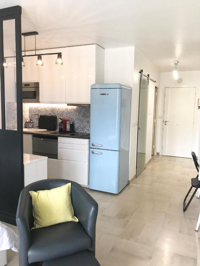 Appartamento Nice, Grand Studio - Piscine - Terrasse Vue Mer Esterno foto