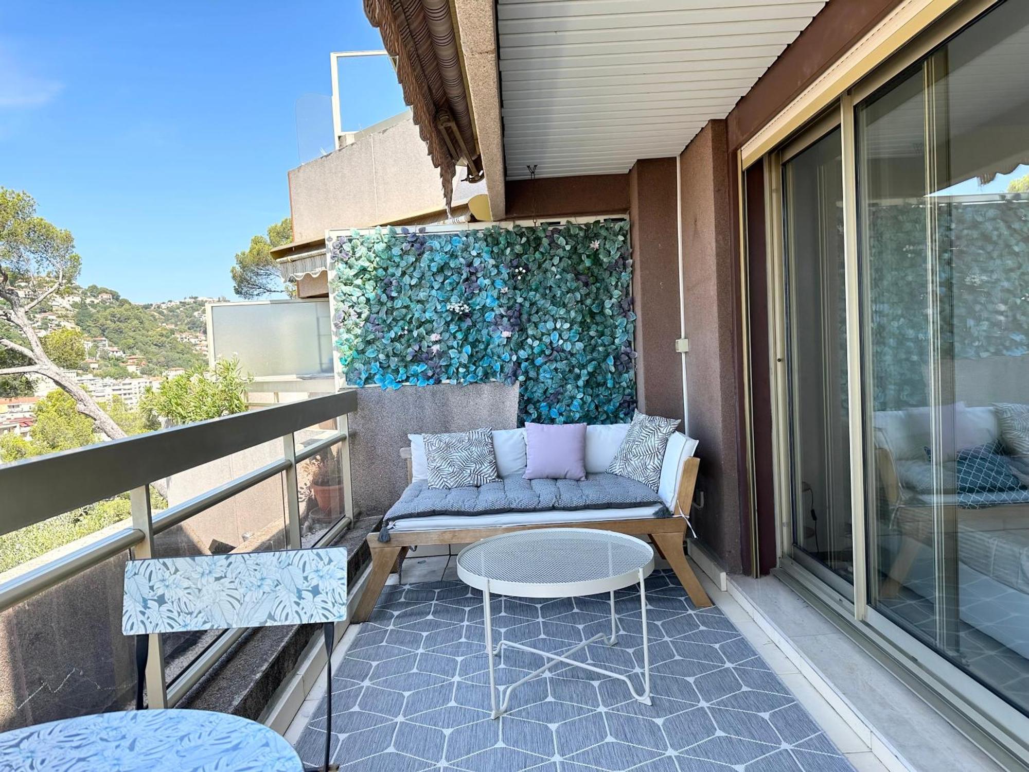 Appartamento Nice, Grand Studio - Piscine - Terrasse Vue Mer Esterno foto